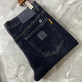 Dark Indigo Patch Detail Jeans M260714