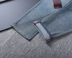 Vintage Embossed Monogram Slim Denim V260843