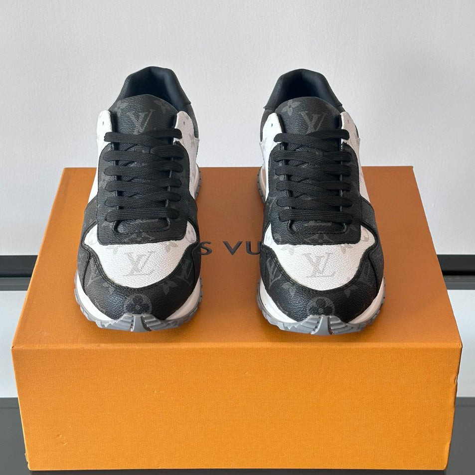Color Block Allover Print Lace-Up Low Top Trainer S283423