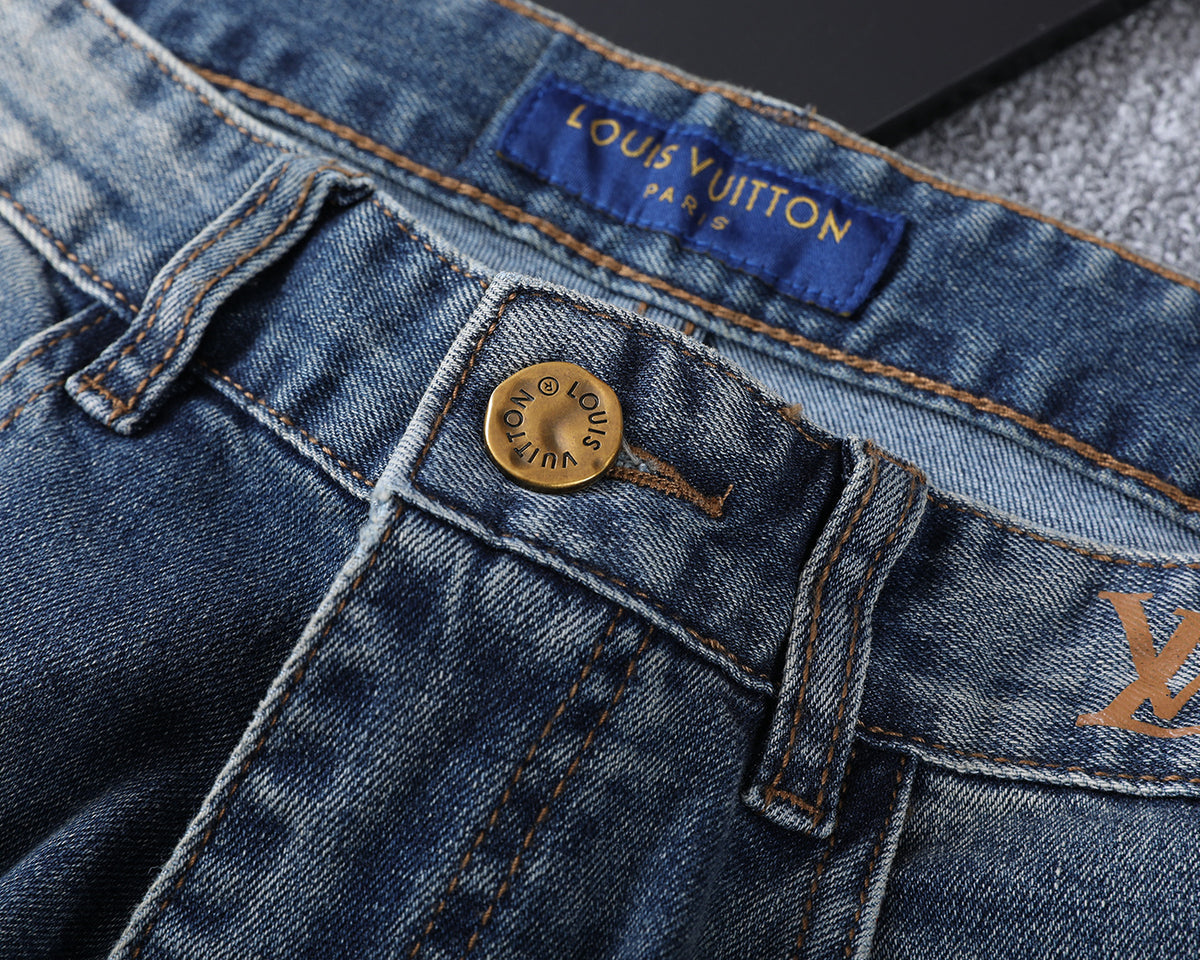Vintage Fade Large Monogram Graphic Jeans V260840
