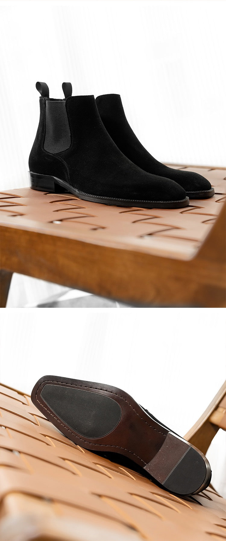 Men's Suede Chelsea Boots P050525