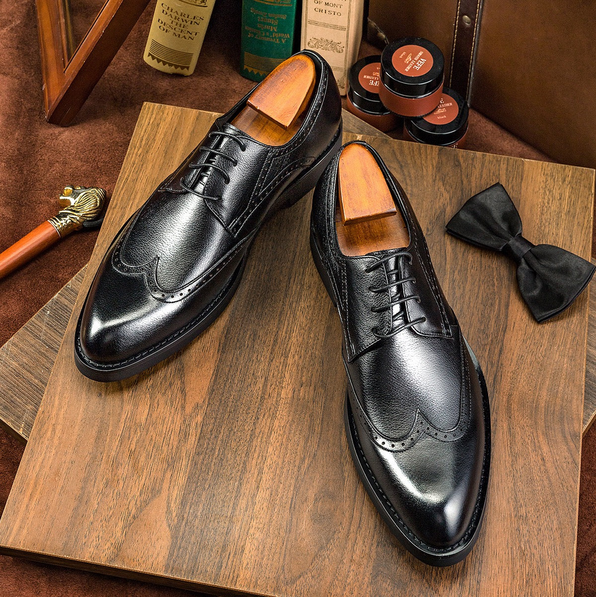 Wingtip Brogue Derby Dress Shoes P050516