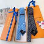 Diagonal Stripe Jacquard Necktie E2081013