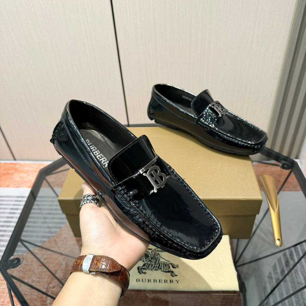 Men's Metal Ornament Buckle Loafer Driving Shoes NE190115