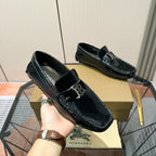 Men's Metal Ornament Buckle Loafer Driving Shoes NE190115