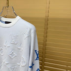 New Crew Neck Mixed Jacquard Knit Pullover Sweater GN380102