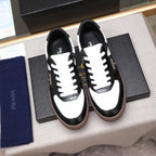Croc Embossed Patchwork Triangle Logo Low Top Sneakers S283409