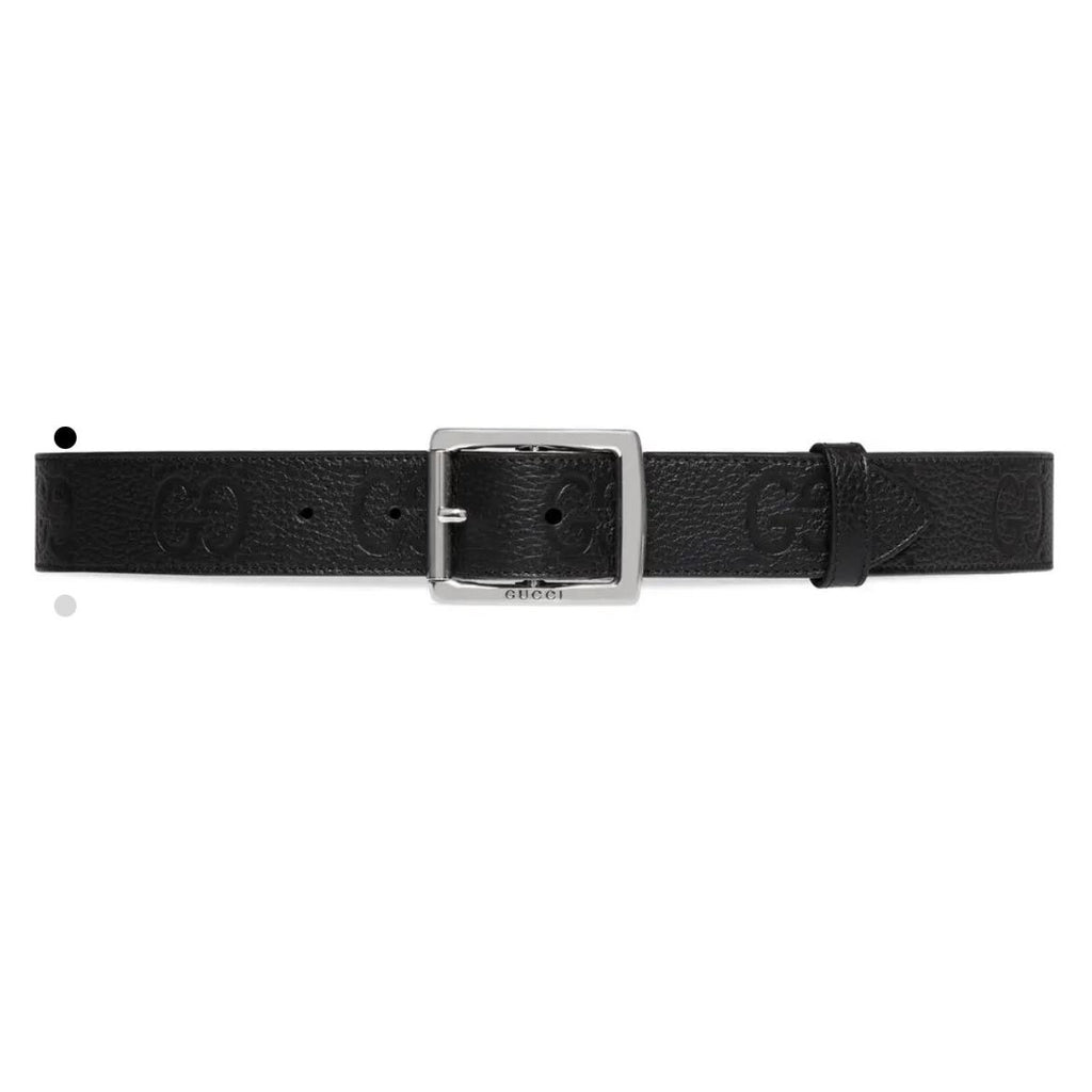 Dual Logo Embossed Pin Buckle Belt E020801