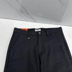 Fine Textured Solid Straight Business Trousers P141007