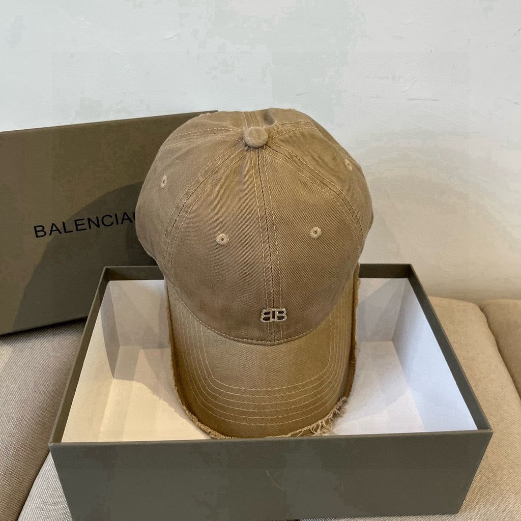 Frayed Edge Metal Logo Baseball Cap G103006