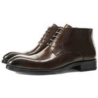Men's Cap Toe Lace-up Chukka Dress Boots P050513