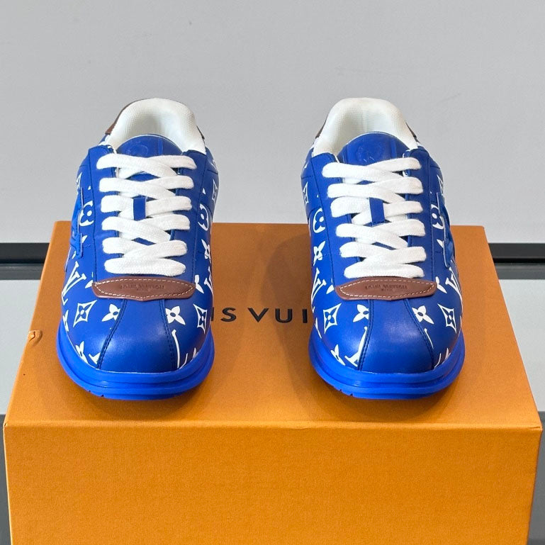 Allover Printed Lace-Up Low Top Platform Sneakers S283420