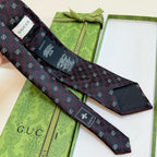 Men's Diamond Grid Jacquard Necktie E2081008