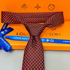 Men's Check Jacquard Necktie E2081009