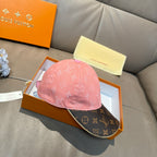 Denim Monogram Print Baseball Cap G103016