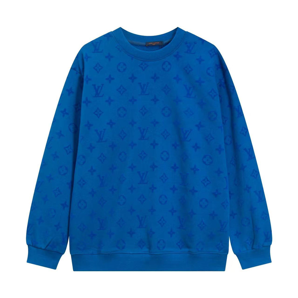Men's All Over Monogram Print Crew Neck Sweatshirt YG500101