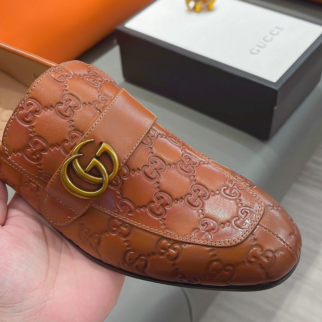 Embossed Interlocking G Loafers S283407