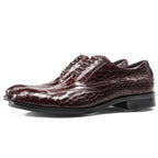 Men's Croc Embossed Oxford Dress Shoes P050512