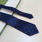 Men's Diamond Grid Jacquard Necktie E2081008