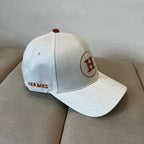Circle Frame Letter H Embroidery Baseball Cap G103008