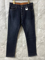 Dark Indigo Patch Detail Jeans M260714
