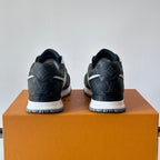 Color Block Allover Print Lace-Up Low Top Trainer S283423