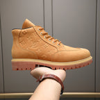 Men's Debossed Monogram High Top Work Boots NE190120