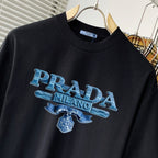 Men's 3D Letter Print Crew Neck Short Sleeve T-shirt NH9801