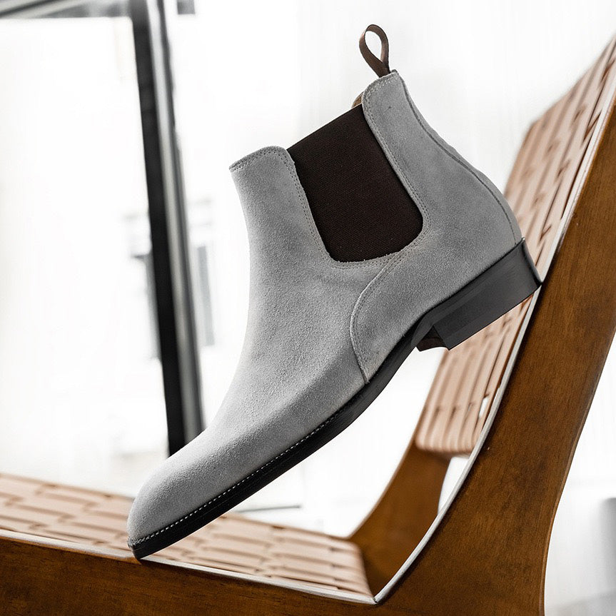 Men's Suede Chelsea Boots P050525