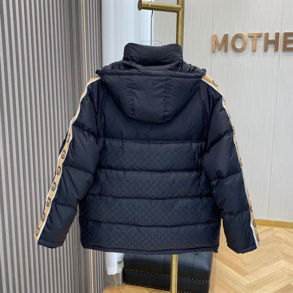 Monogram Jacquard Puffer Winter Jacket MK100002