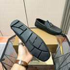 Men's Metal Ornament Buckle Loafer Driving Shoes NE190115