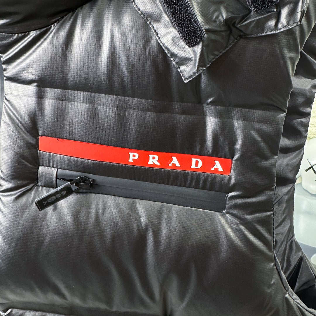 Removable Hood Quilted Puffer Vest U310523
