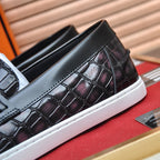 Croc Embossed Casual Loafer NE190136