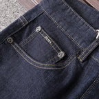 Dark Indigo Triangle Patch Jeans E260934