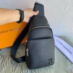 Solid Textured Chest Sling Bag B101017