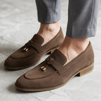 Tassel Loafers Suede Slip-On Dress Loafers Y101125