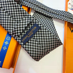 Men's Check Jacquard Necktie E2081009