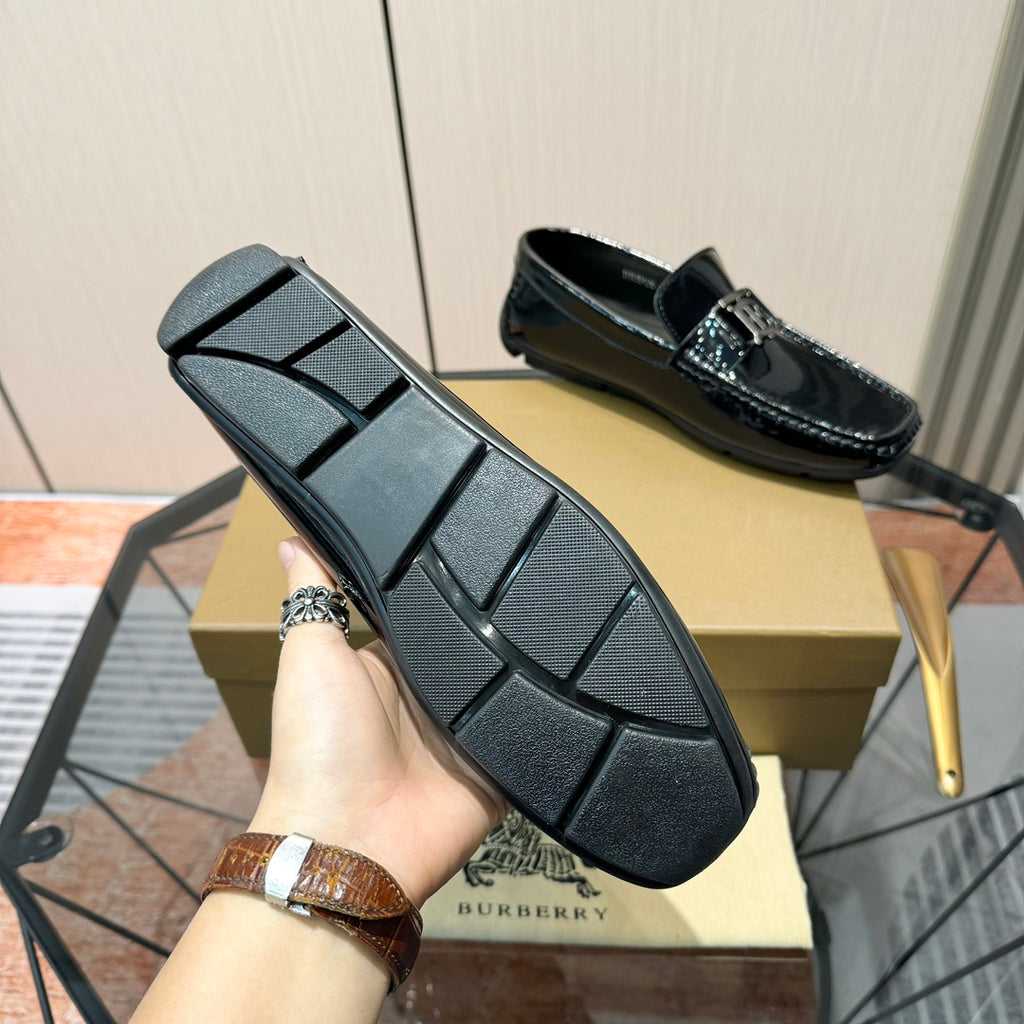 Men's Metal Ornament Buckle Loafer Driving Shoes NE190115