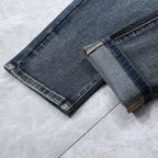 Back Pocket Camouflage Printed Vintage Denim Jeans R260538