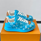 Allover Printed Lace-Up Low Top Platform Sneakers S283420