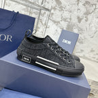 Men's Oblique Jacquard Low Top Sneakers JN081105