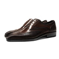 Wingtip Lizard Print Oxford Dress Shoes P050526
