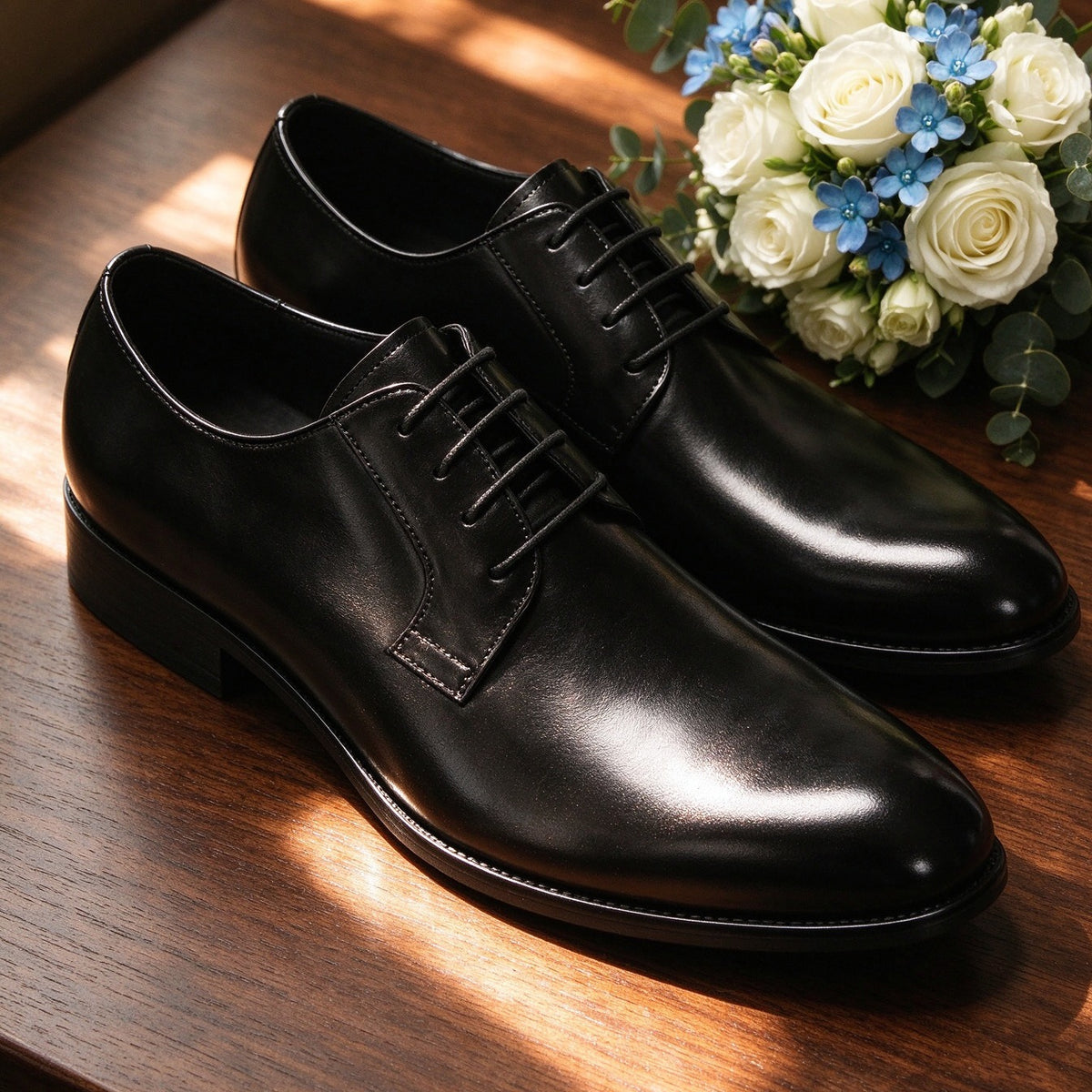 Men's Plain Derby Dress Shoes P050528