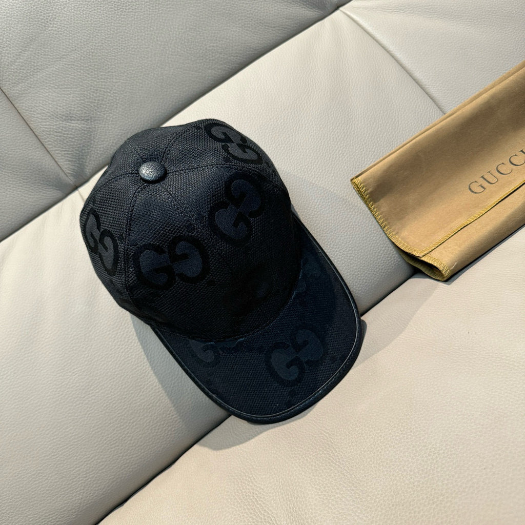 Allover Interlocking Pattern Jacquard Baseball Cap G103009