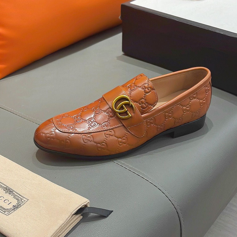 Embossed Interlocking G Loafers S283407