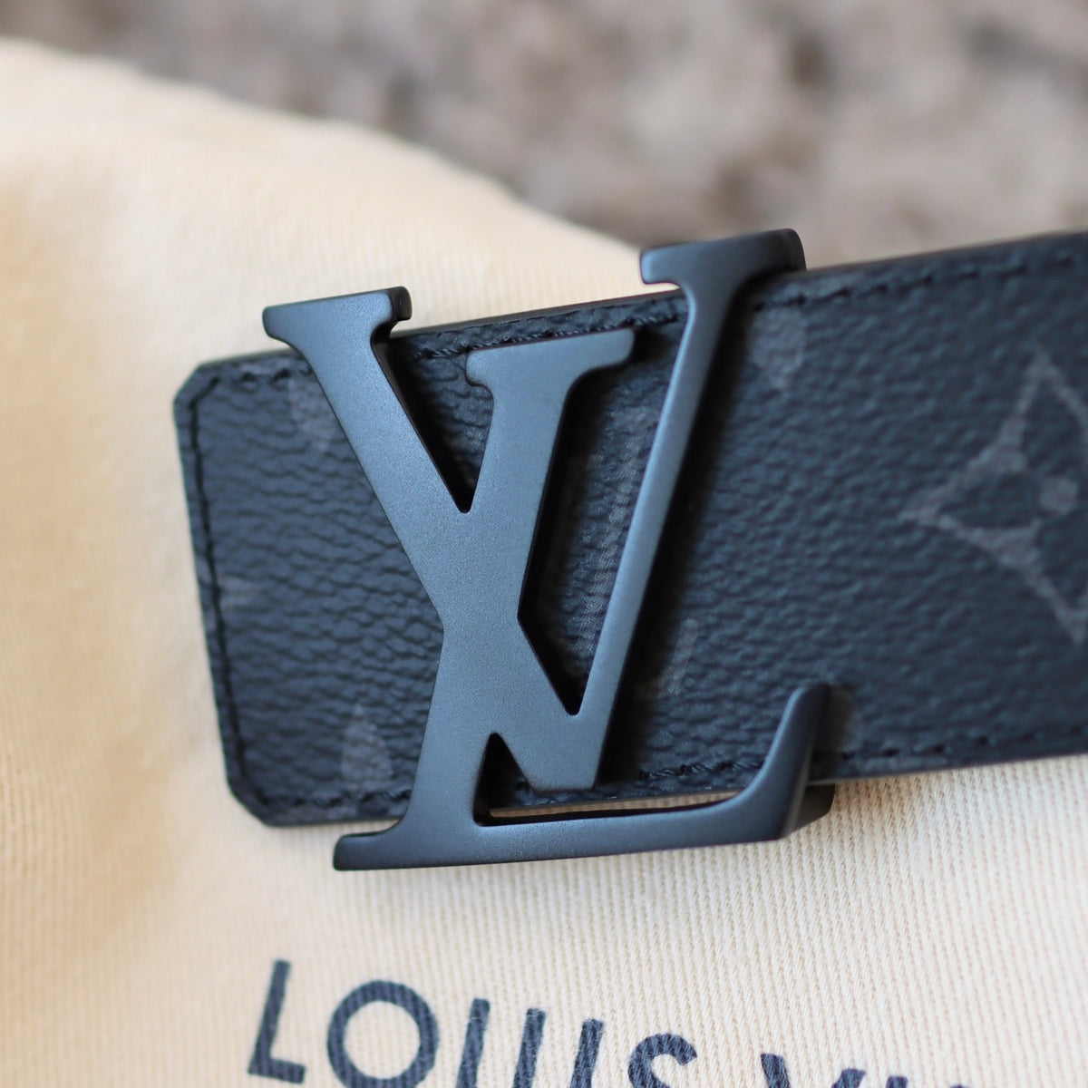 Checkered & Vintage Print Metal Buckle Belt E020802