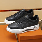 Monogram Panel Cutout Platform Sneakers S283403