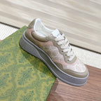 Men's Interlocking G Monogram Patchwork Platform Sneakers JN081101