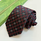 Men's Diamond Grid Jacquard Necktie E2081008