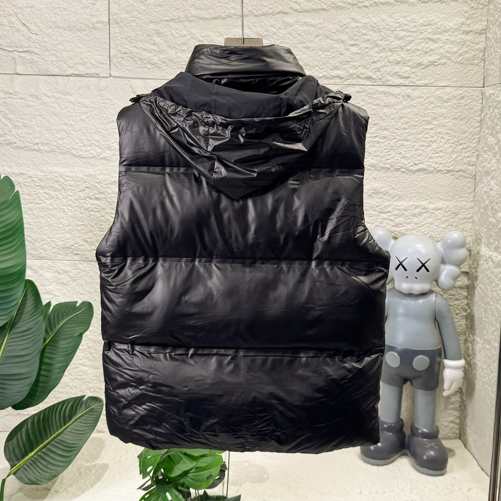 Removable Hood Quilted Puffer Vest U310523